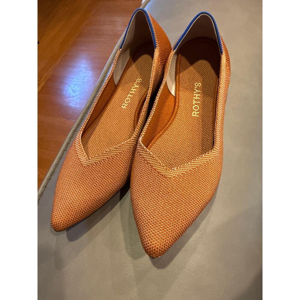 Rothy's The Point Women's Flats Fawn Sustainable Washable Shoes W7.5